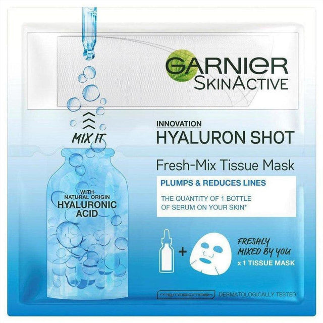 Garnier Fresh Mix Tissue Face Mask Hyaluronic Acid - Cosmetics Fragrance Direct-6970175256776