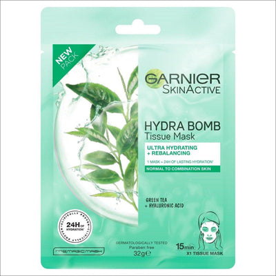 Garnier Hydra Bomb Green Tea Mask - Cosmetics Fragrance Direct-6923700950939