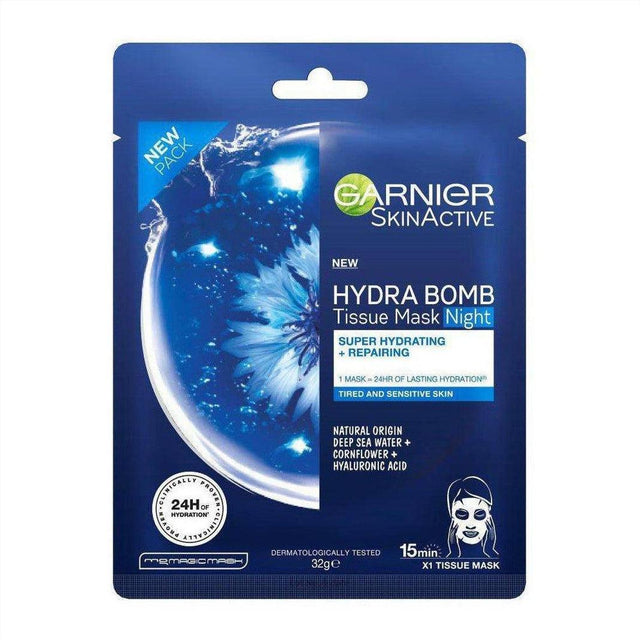 Garnier Hydra Bomb Night Tissue Mask - Cosmetics Fragrance Direct-6923700952339