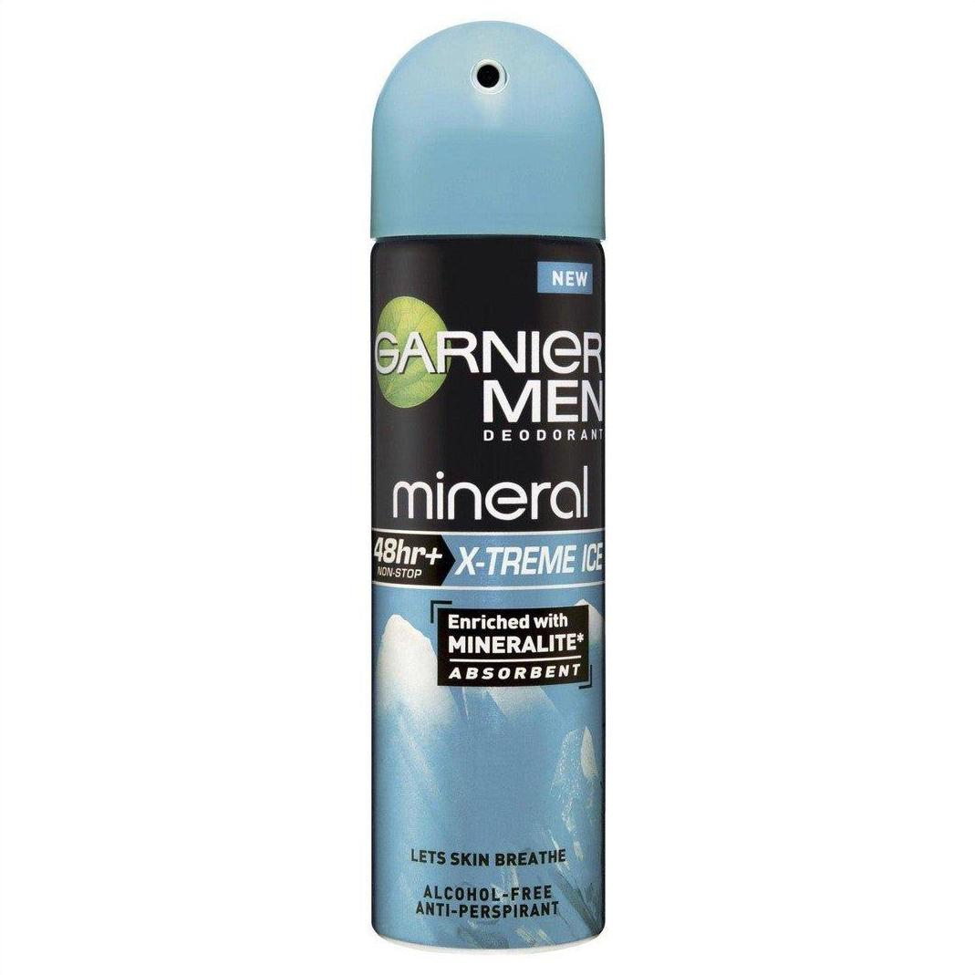Garnier Men Deodorant Mineral X-treme Ice Aerosol