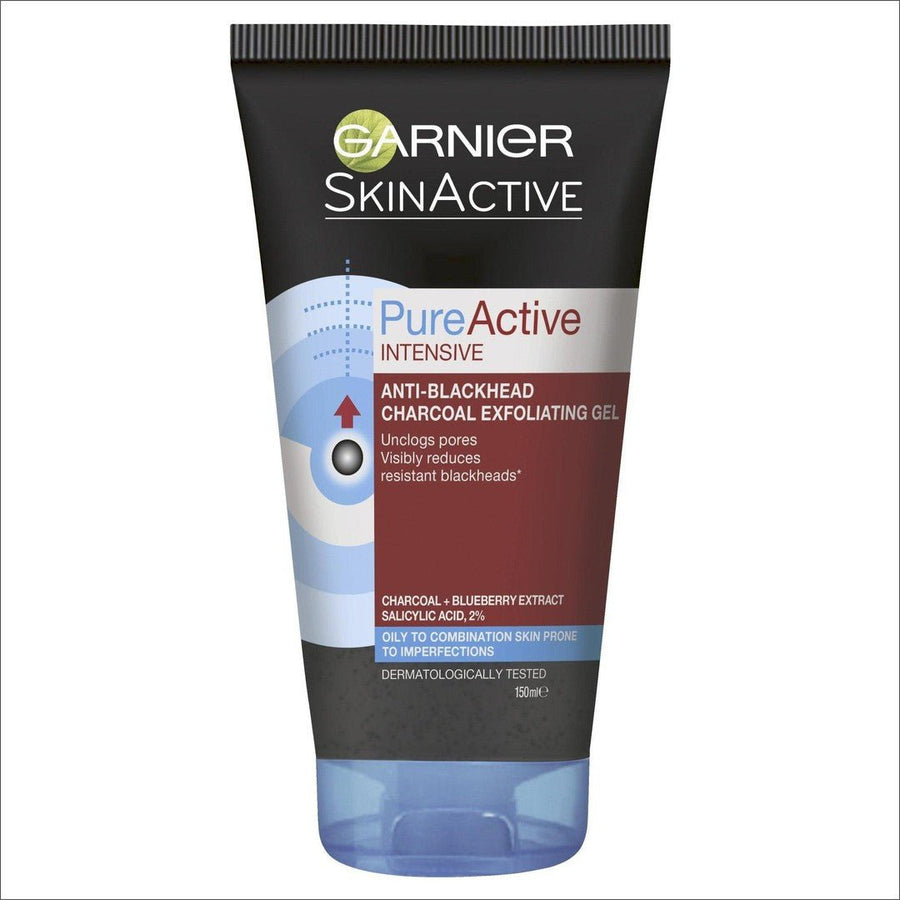 Garnier Pure Active Charcoal Exfoliating Gel 150ml - Cosmetics Fragrance Direct-3600541266209