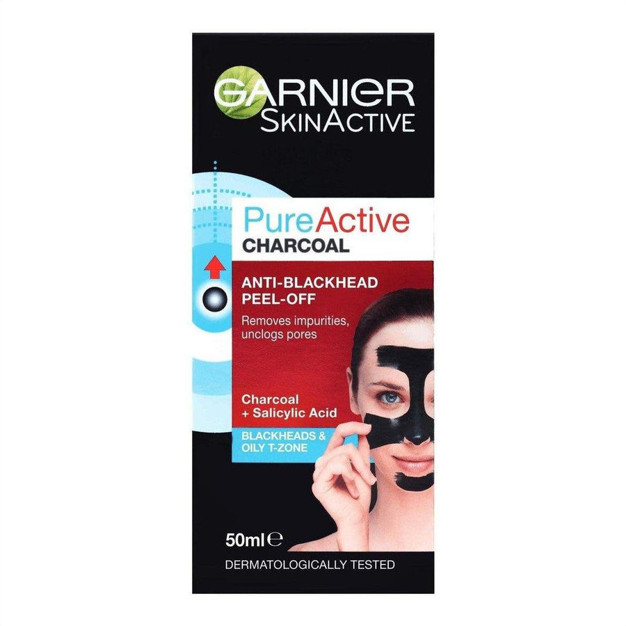 Garnier Pure Active Charcoal Peel Off Mask 50ml - Cosmetics Fragrance Direct-3600542168663