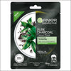 Garnier SkinActive Pure Charcoal Tissue Face Mask Black Tea - Cosmetics Fragrance Direct-6923700950984