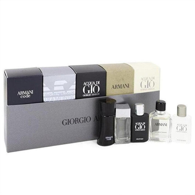Giorgio Armani Armani Men's Miniatures Set - Cosmetics Fragrance Direct-3660732072682