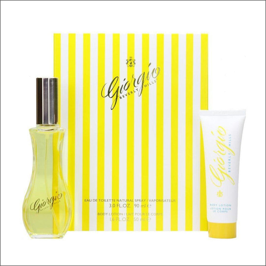 Giorgio Beverly Hills Giorgio Eau de Toilette 90ml Gift Set - Cosmetics Fragrance Direct-7.19346E+11