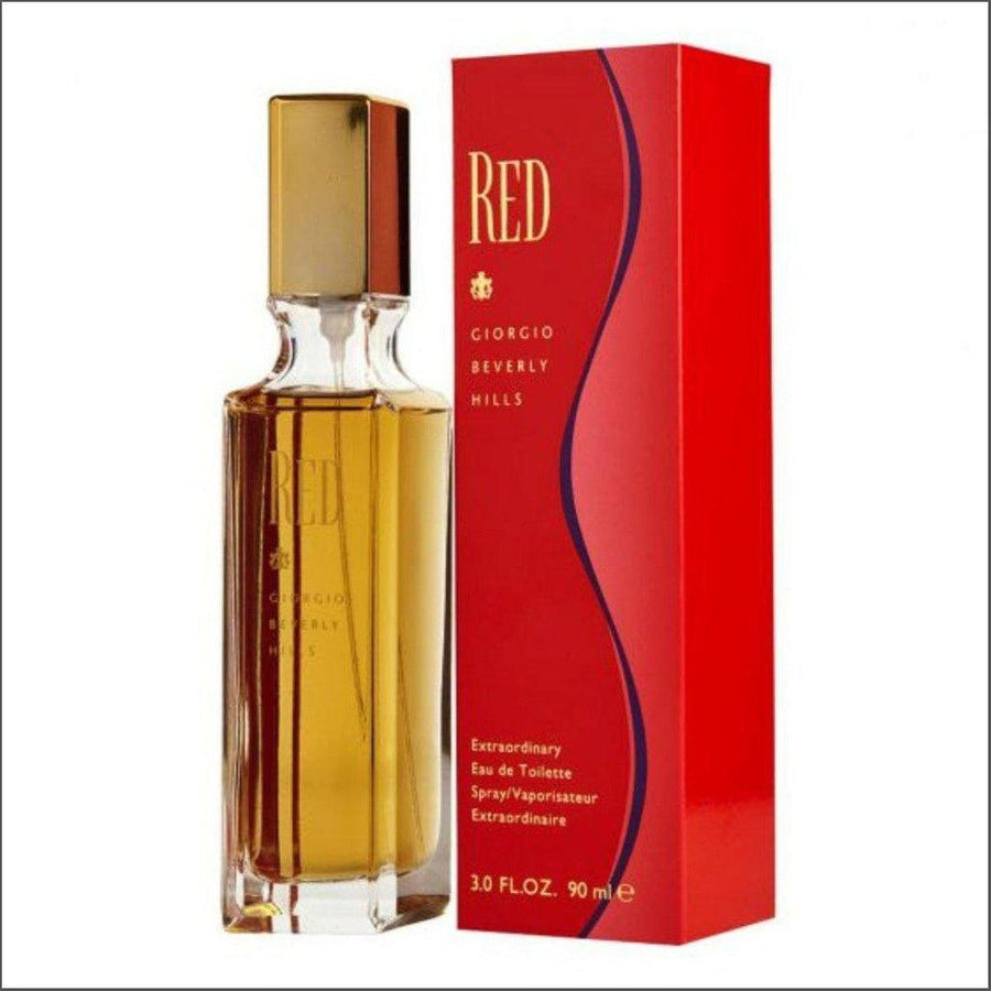 Giorgio Beverly Hills Red Eau De Toilette 90ml - Cosmetics Fragrance Direct-716393009659