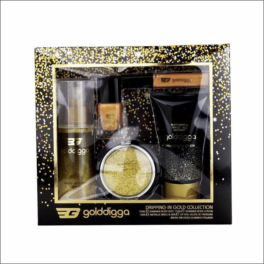 Golddigga Dripping in Gold Collection - Cosmetics Fragrance Direct-5013692250658