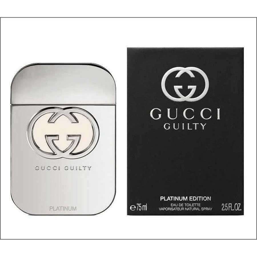 Gucci Guilty Platinum Eau de Toilette 75ml - Cosmetics Fragrance Direct-53786932