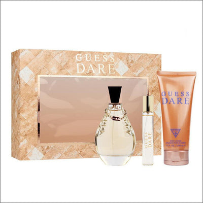Guess Dare Eau De Toilette 100ml 3 Piece Gift Set - Cosmetics Fragrance Direct-85715326188
