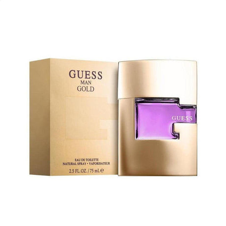 Guess Man Gold Eau De Toilette 75ml - Cosmetics Fragrance Direct-085715320704