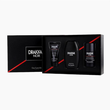 Guy Laroche Drakkar Noir 3 Piece Gift Set - Cosmetics Fragrance Direct-5029726275467