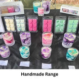 Handmade scented Marble Soy Candle Japanese Honeysuckle Pink - Cosmetics Fragrance Direct-