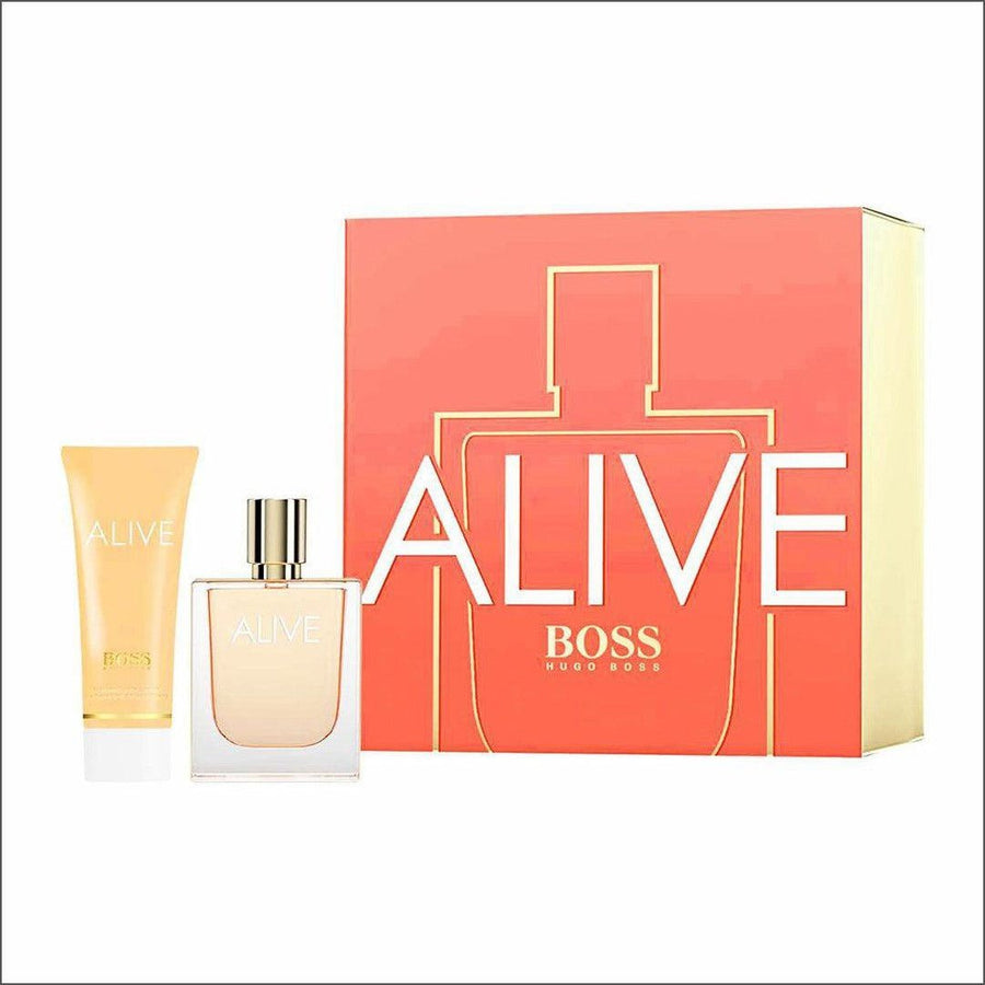 Hugo Boss Alive Eau De Parfum 50ml Gift Set - Cosmetics Fragrance Direct-3.61423E+12