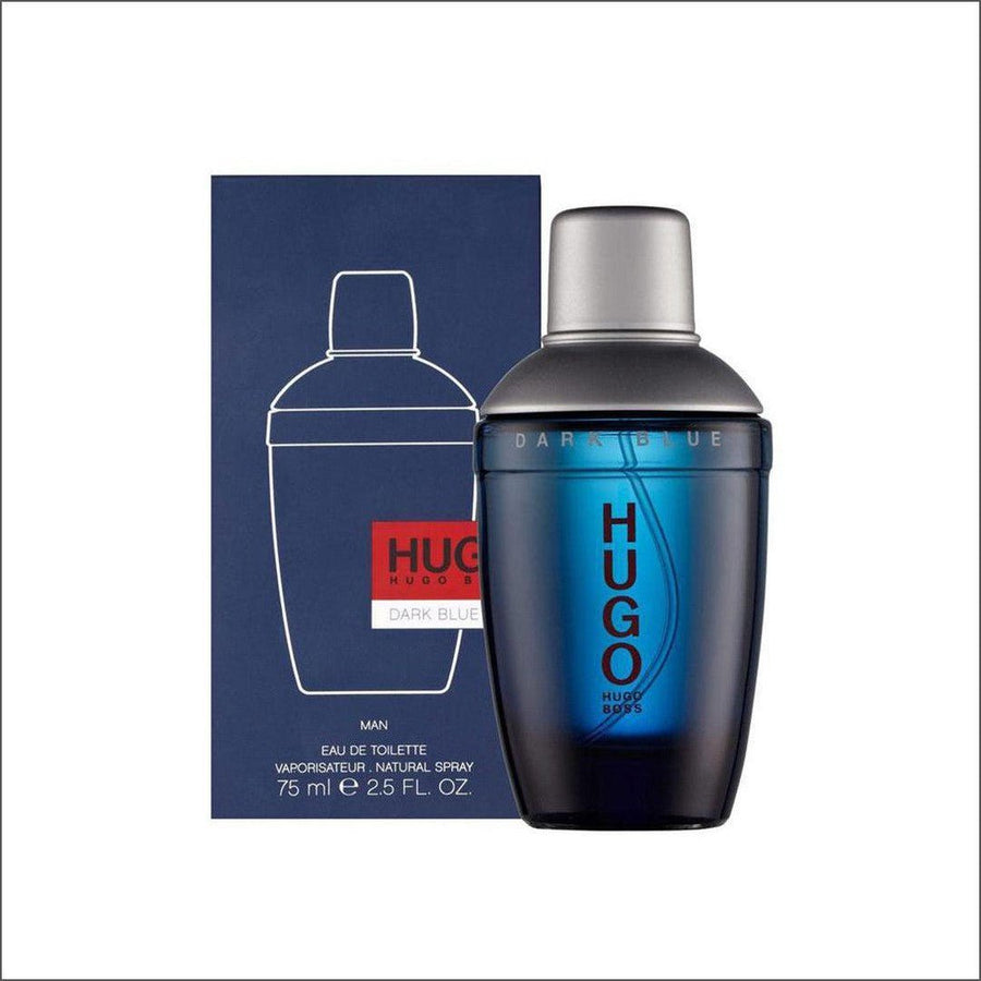Hugo Boss Dark Blue Eau De Toilette 75ml - Cosmetics Fragrance Direct-737052031415