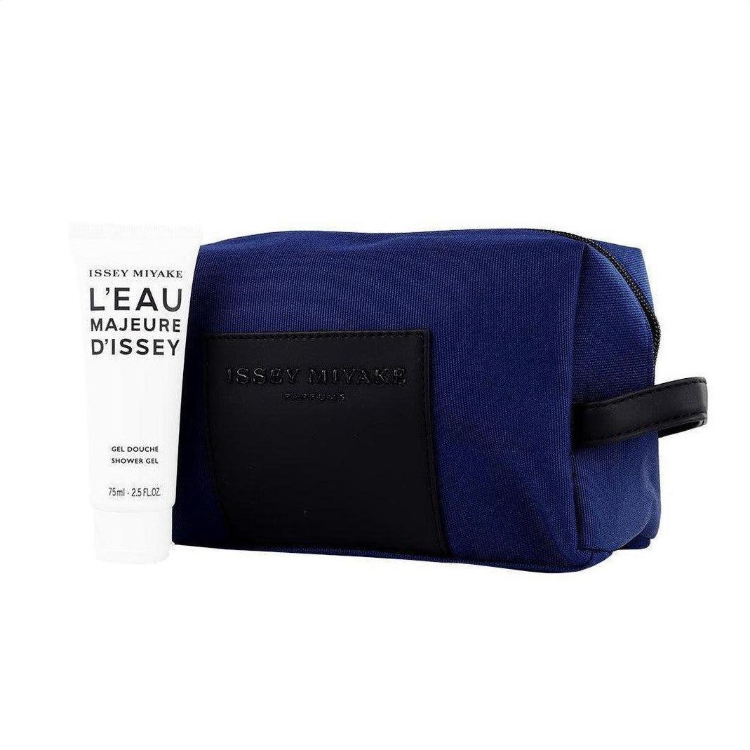 Issey Miyake L'Eau Majeure D'Issey Pouch + 75ml Shower Gel - Cosmetics Fragrance Direct-3423478409811