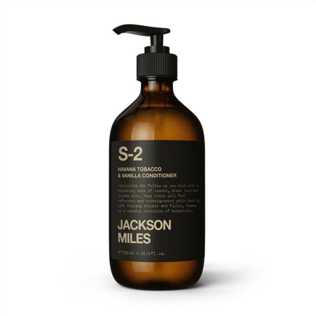Jackson Miles S-2 Havana Cigar & Vanilla Conditioner 500ml - Cosmetics Fragrance Direct-9369998107728