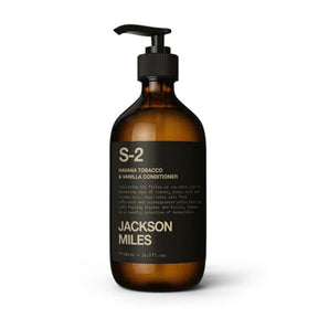Jackson Miles S-2 Havana Cigar & Vanilla Conditioner 500ml - Cosmetics Fragrance Direct-9369998107728