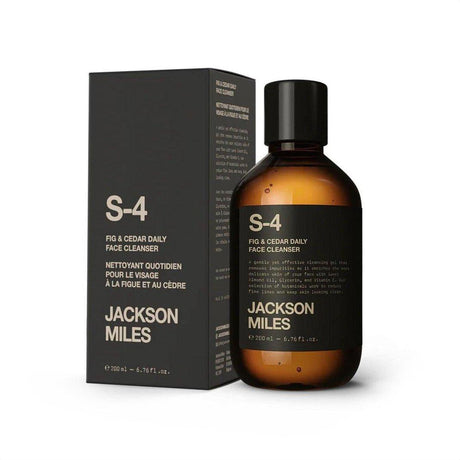 Jackson Miles S-4 Fig & Cedar Gentle Face Cleanser 200ml - Cosmetics Fragrance Direct-9369998012121