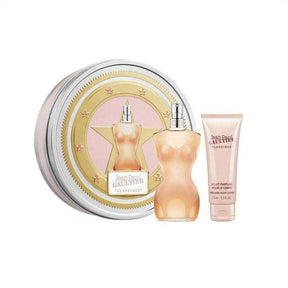 Jean Paul Gaultier Classique Eau De Toilette 100ml + 75ml La Lotion Gift Set - Cosmetics Fragrance Direct-23651892