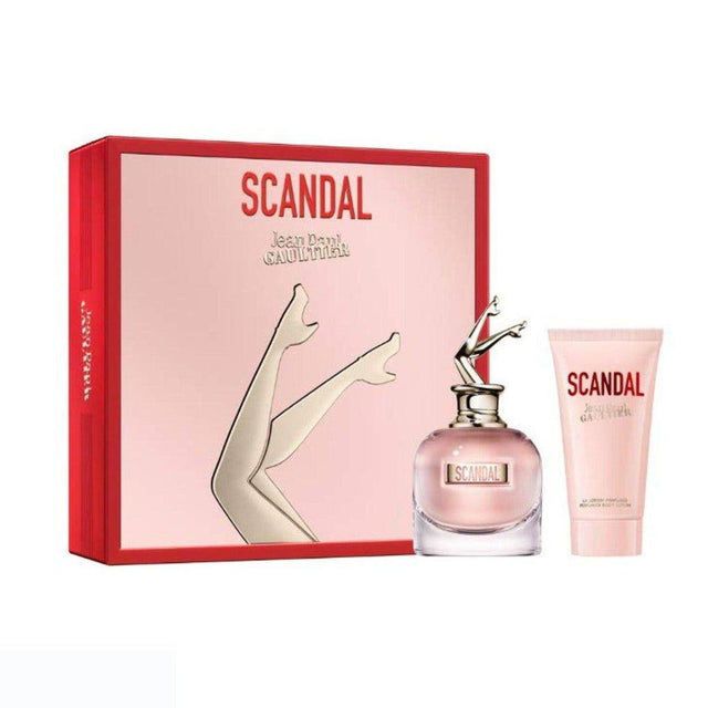 Jean Paul Gaultier Scandal 50ml Eau De Parfum + 75ml Body Lotion Set - Cosmetics Fragrance Direct-52929588