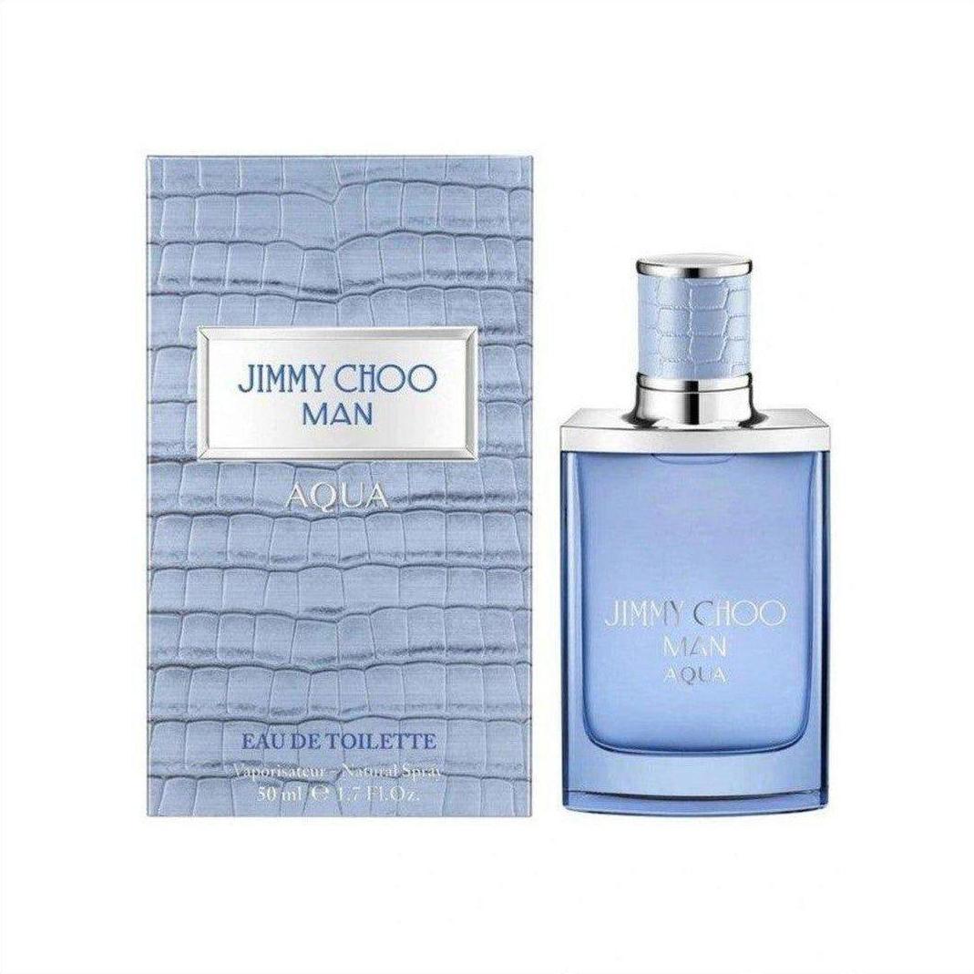 Jimmy Choo Man Aqua Eau De Toilette 50ml - Cosmetics Fragrance Direct-3386460129831