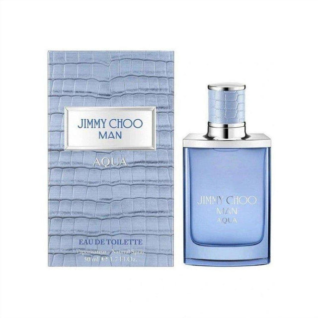 Jimmy Choo Man Aqua Eau De Toilette 50ml - Cosmetics Fragrance Direct-3386460129831