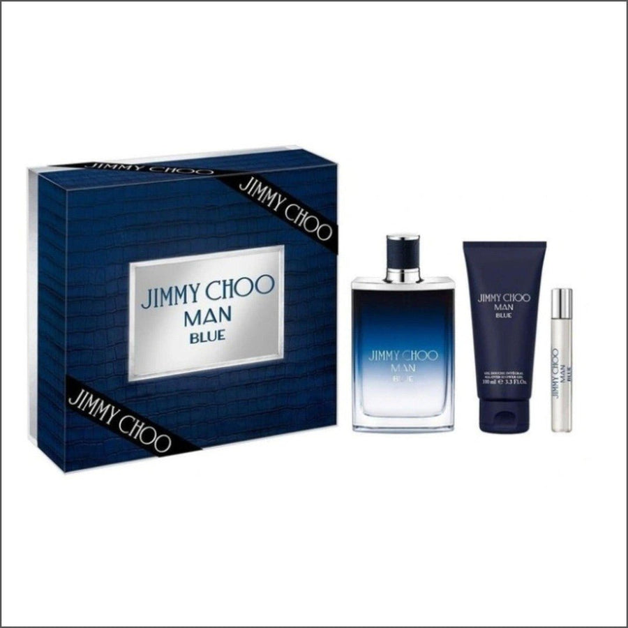 Jimmy Choo Man Blue Eau De Toilette 100ml Giftset Christmas 2022 - Cosmetics Fragrance Direct-