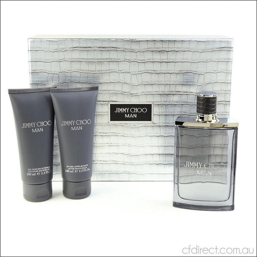 Jimmy Choo Man Eau de Toilette 100ml Gift Set - Cosmetics Fragrance Direct-3.38646E+12