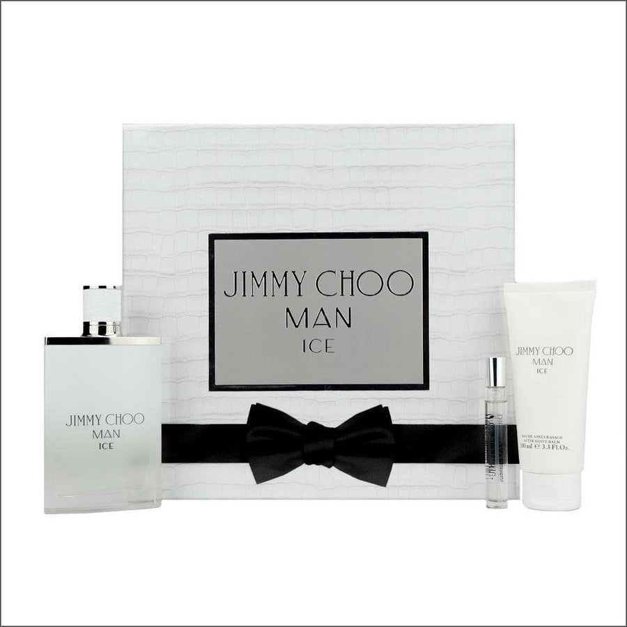 Jimmy Choo Man Ice Eau de Toilette 100ml + 7.5ml Gift Set - Cosmetics Fragrance Direct-3.38646E+12