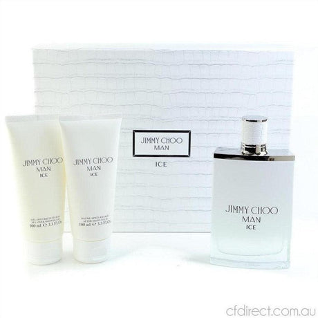 Jimmy Choo Man Ice Eau de Toilette 100ml Bath Gift Set - Cosmetics Fragrance Direct-3.38646E+12