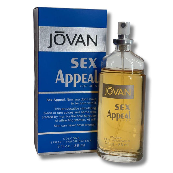 Jovan Sex Appeal for Men Eau de Cologne 88ml Cosmetics Fragrance