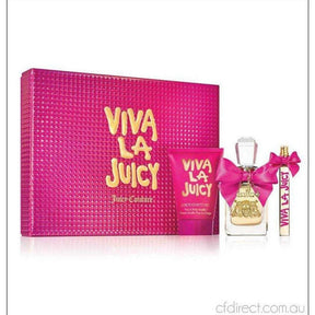 Juicy Couture Viva La Juicy Eau de Parfum 50ml 3 piece Gift Set - Cosmetics Fragrance Direct-7.19346E+11