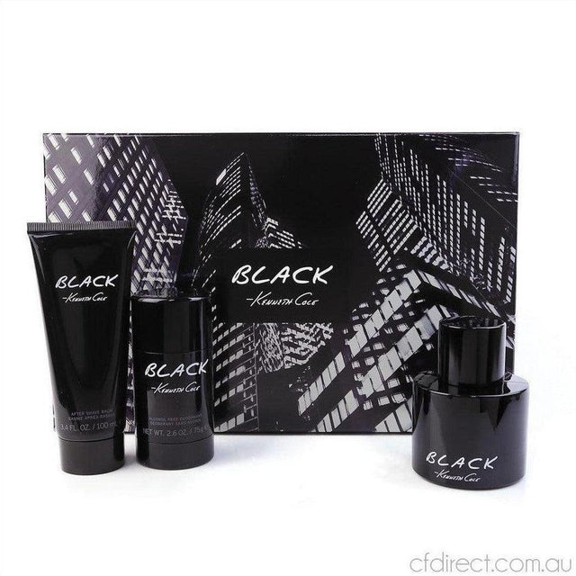 Kenneth Cole Black Eau de Parfum 100ml Gift Set - Cosmetics Fragrance Direct-6.08941E+11
