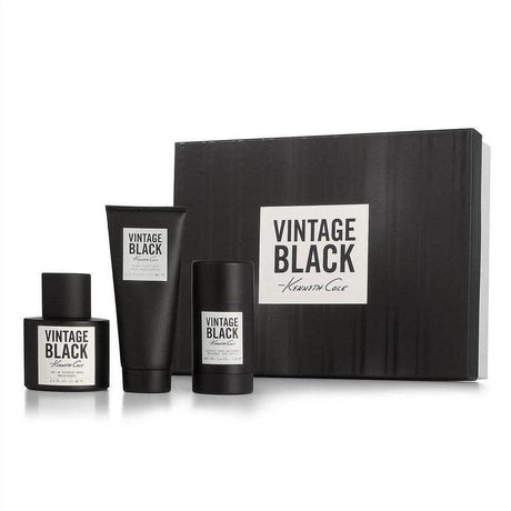 Kenneth Cole Vintage Black 3 Piece Giftset - Cosmetics Fragrance Direct-608940556306