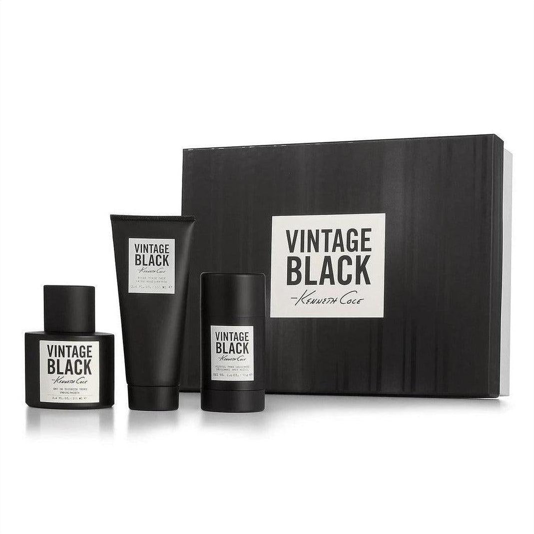 Kenneth Cole Vintage Black 3 Piece Giftset