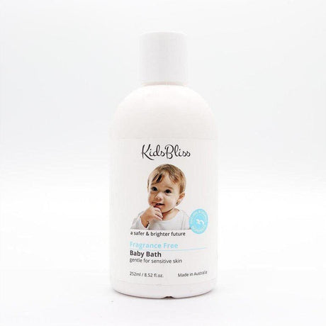 Kids Bliss Fragrance Free Baby Bath For Sensitive Skin 252ml - Cosmetics Fragrance Direct-9349261001243