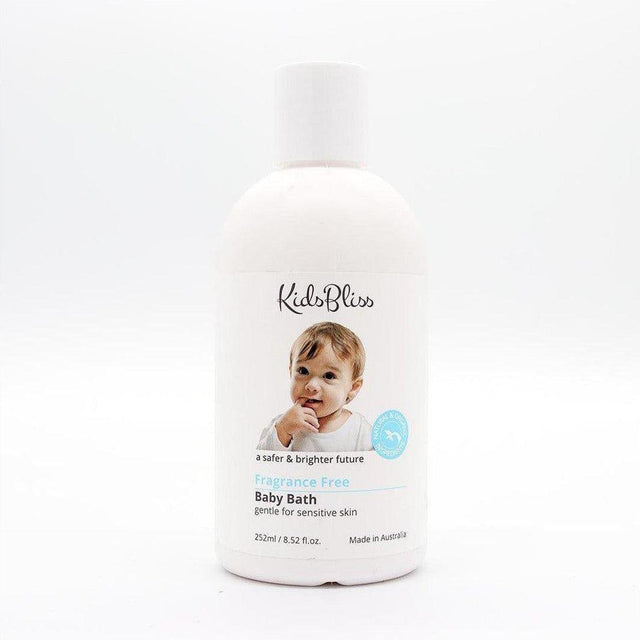 Kids Bliss Fragrance Free Baby Bath For Sensitive Skin 252ml - Cosmetics Fragrance Direct-9349261001243