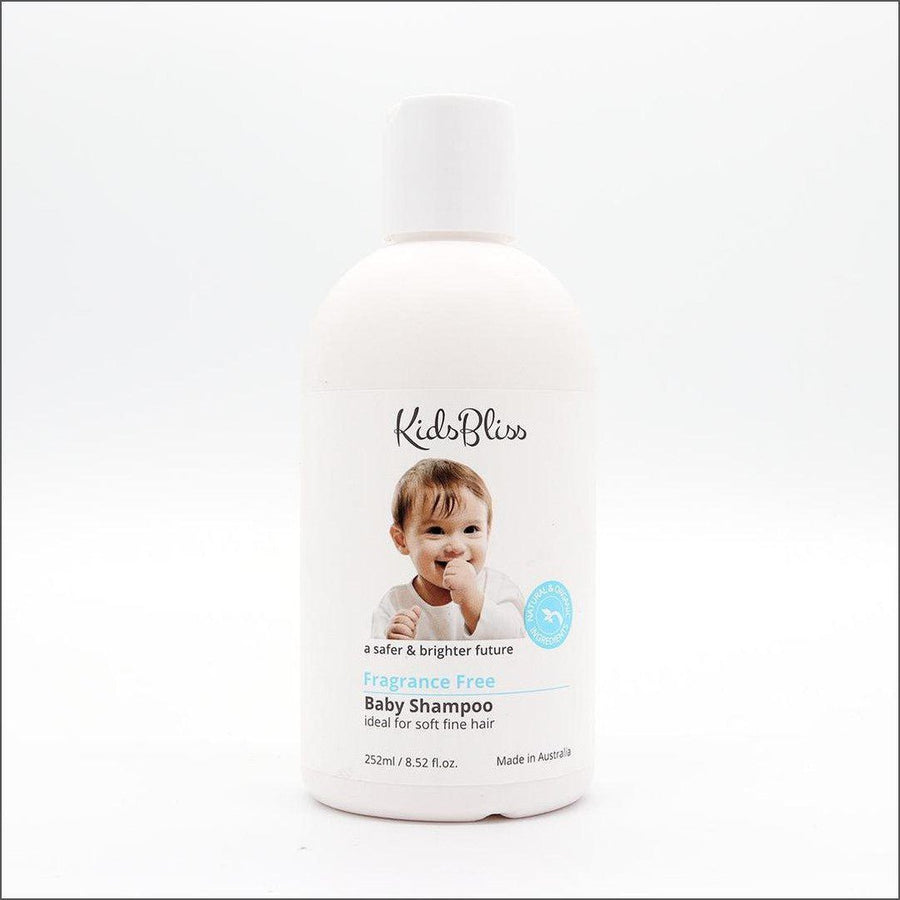 Kids Bliss Fragrance Free Baby Shampoo For Fine Soft Hair 252ml - Cosmetics Fragrance Direct-9349261001236