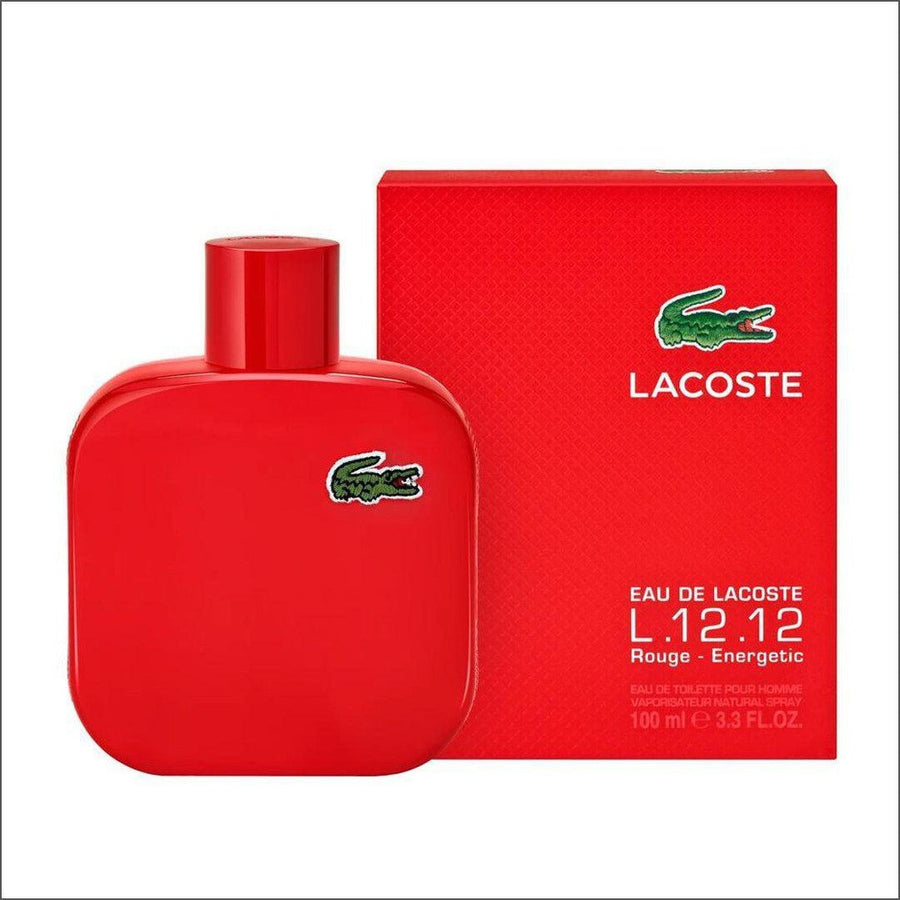 Lacoste L.12.12 Rouge Eau De Toilette 100ml - Cosmetics Fragrance Direct-737052517667