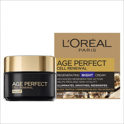 L'Oreal Age Perfect Cell Renewal Night Cream - Cosmetics Fragrance Direct-3600522323389