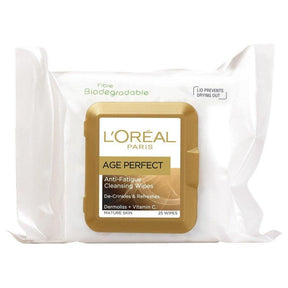 L'Oréal Age Perfect Cleansing Wipes - Cosmetics Fragrance Direct-3600522783169