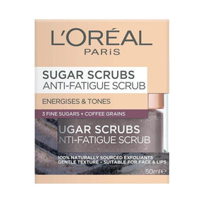 L'Oréal Anti-Fatigue Sugar Scrub 50ml - Cosmetics Fragrance Direct-3600523694877