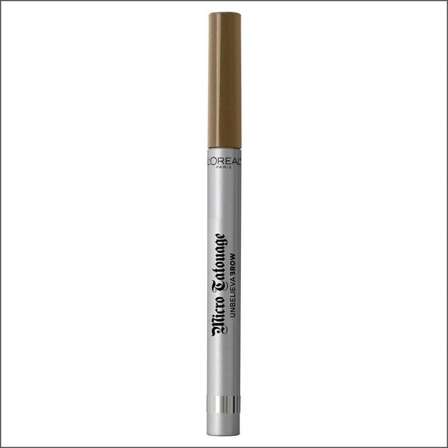 L'Oréal Brow Artist Micro Tattoo Unbelievabrow 104 Chatain - Cosmetics Fragrance Direct-3600523939053