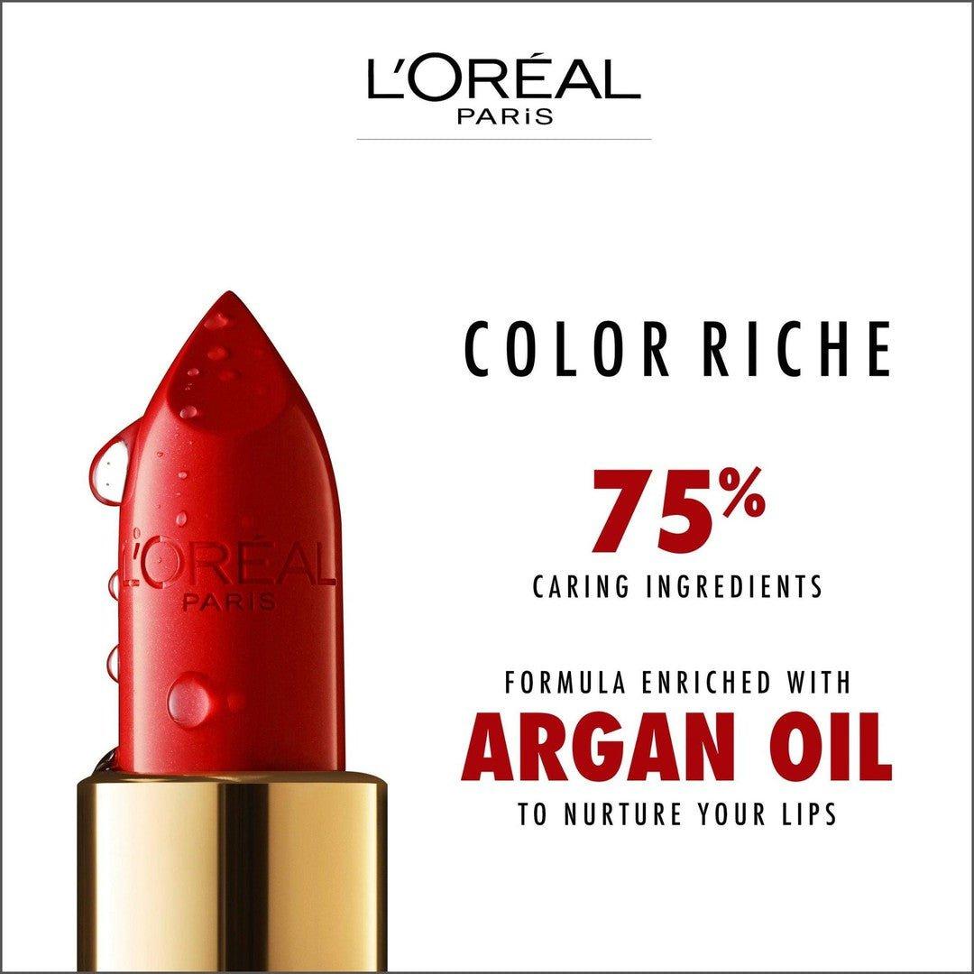 L'Oréal Color Riche Lipstick - 345 Cristal Cerise - Cosmetics Fragrance Direct-3600520032276