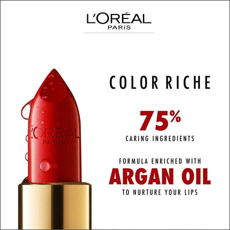 L'Oréal Color Riche Lipstick - 345 Cristal Cerise - Cosmetics Fragrance Direct-3600520032276
