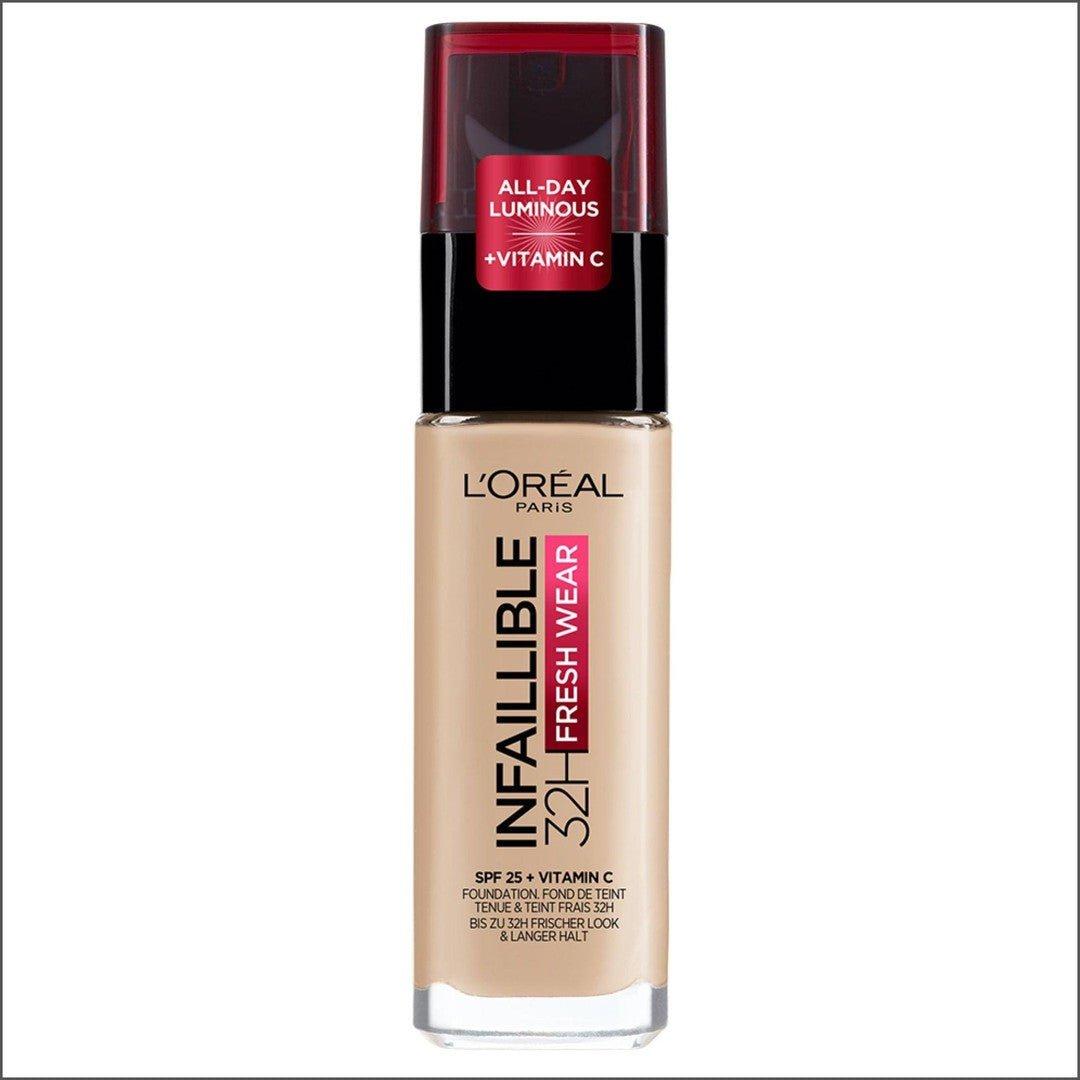 L'Oréal Infaillible 32hr Fresh Wear Foundation - 130 True Beige - Cosmetics Fragrance Direct-3600523614417