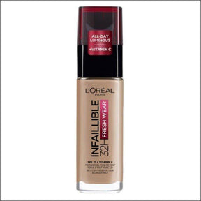 L'Oréal Infaillible 32hr Fresh Wear Foundation - 225 Beige Sand - Cosmetics Fragrance Direct-