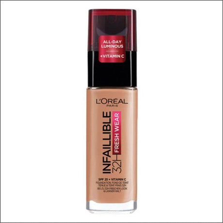 L'Oréal Infaillible 32hr Fresh Wear Foundation - 300 Amber - Cosmetics Fragrance Direct-3600523614523