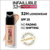 L'Oréal Infaillible 32hr Fresh Wear Foundation - 340 Copper - Cosmetics Fragrance Direct-