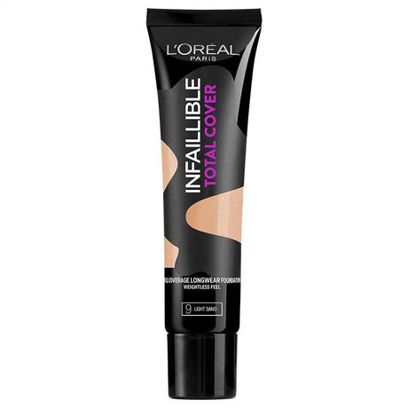 L'Oréal Infalliable Total Cover Foundation 9 Light Sand - Cosmetics Fragrance Direct-3600523339037